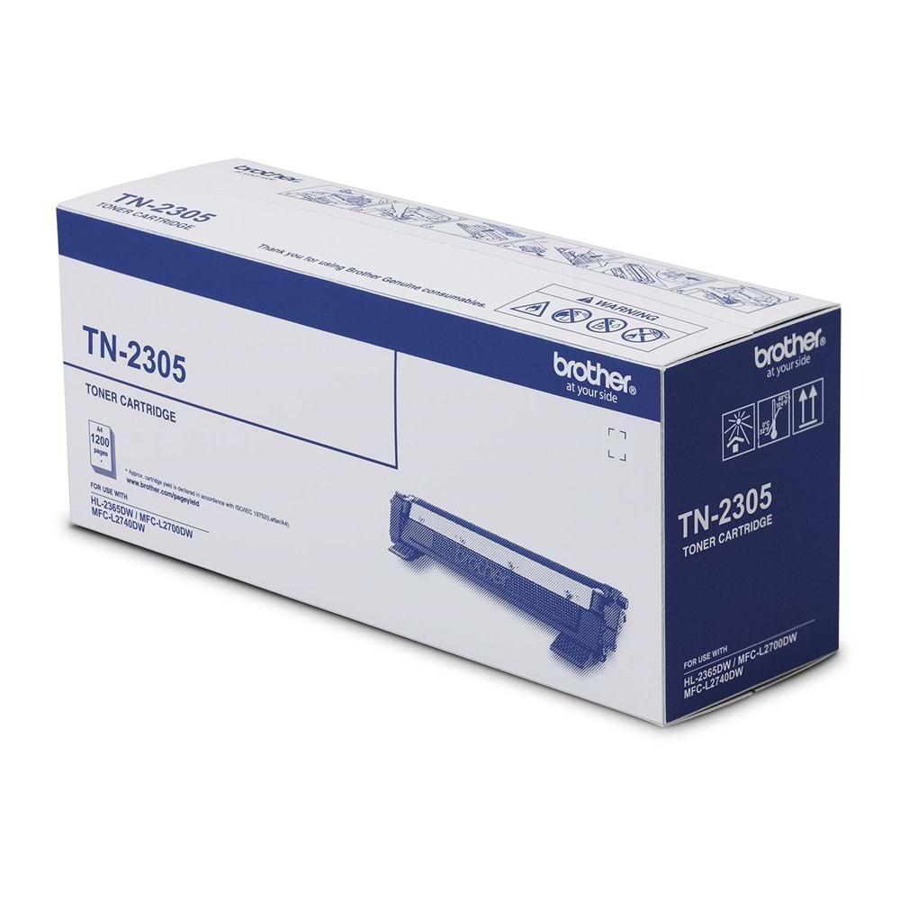 Brother TN-2305 1200 Sayfa Orjinal Toner (2365DW,L2740DW,2700DW)