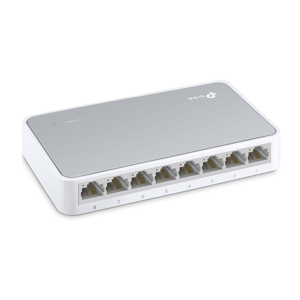 TP-Link TL-SF1008D 8 Port 10/100Mbps Tak ve Kullan Switch