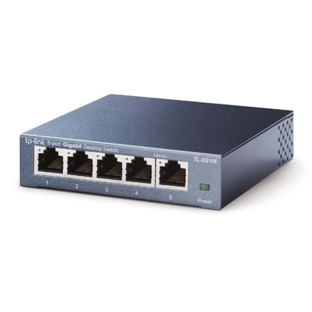 TP-Link TL-SG105 5 Port Gigabit Çelik Kasa Switch