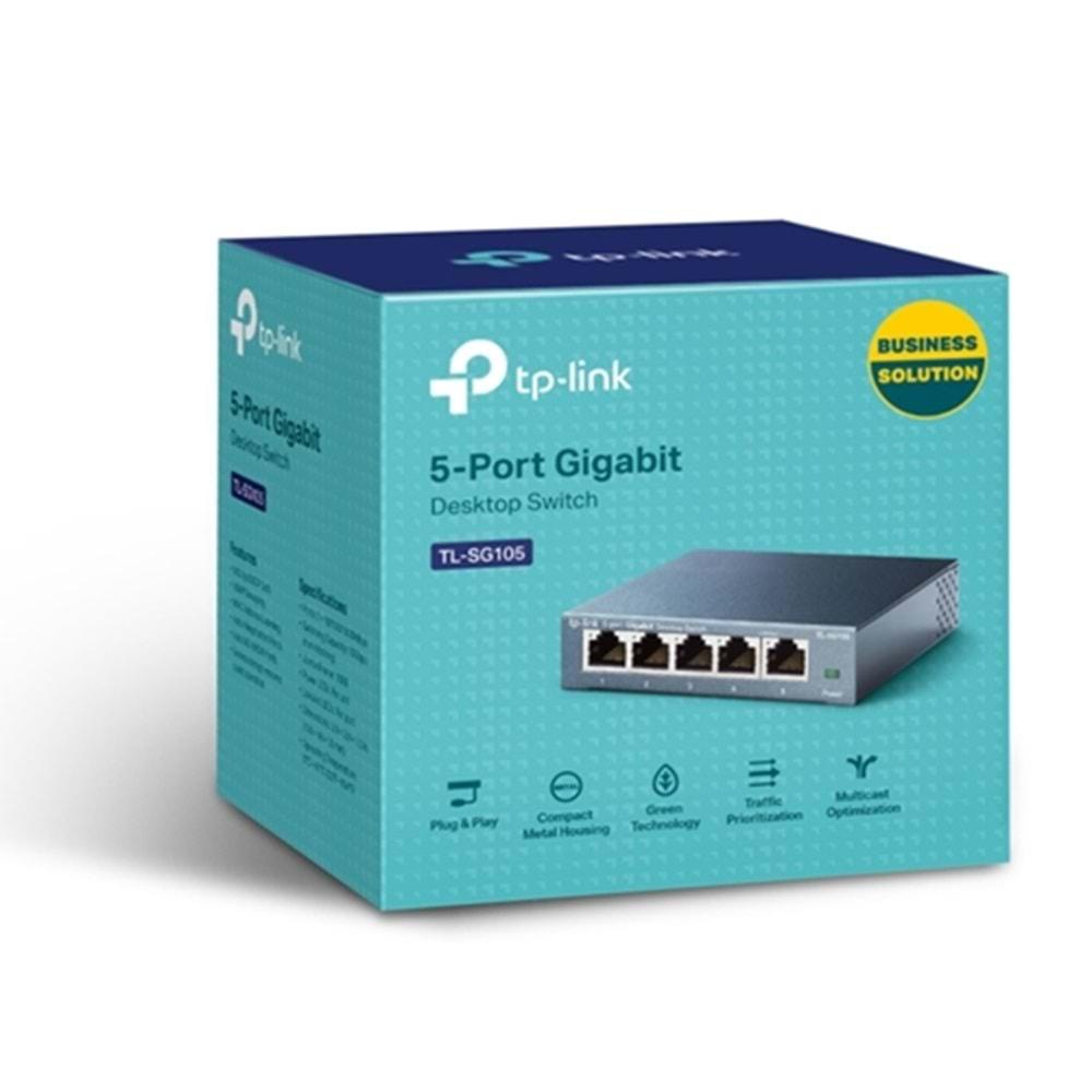 TP-Link TL-SG105 5 Port Gigabit Çelik Kasa Switch