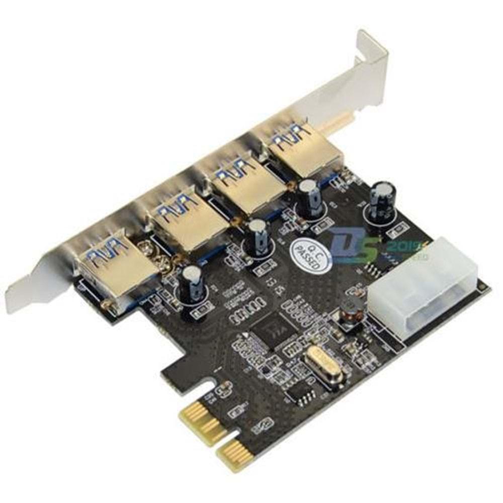 Pci-e Express 4 Port Usb 3.0 Kart Çoklayıcı Çoğaltıcı