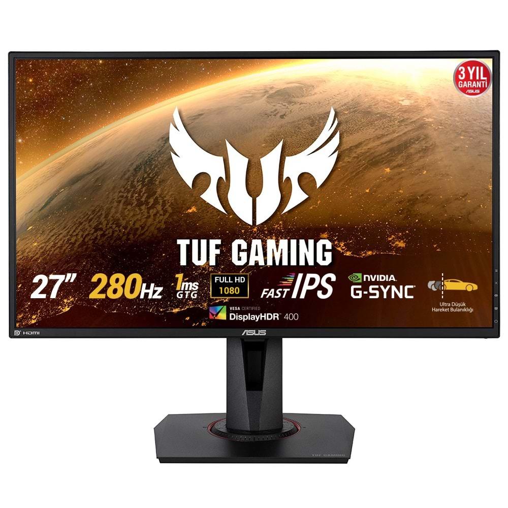 Asus 27 VG279QM TUF GAMING FHD 1ms 280Hz DP,2xHDMI MM HDR Pivot Montör