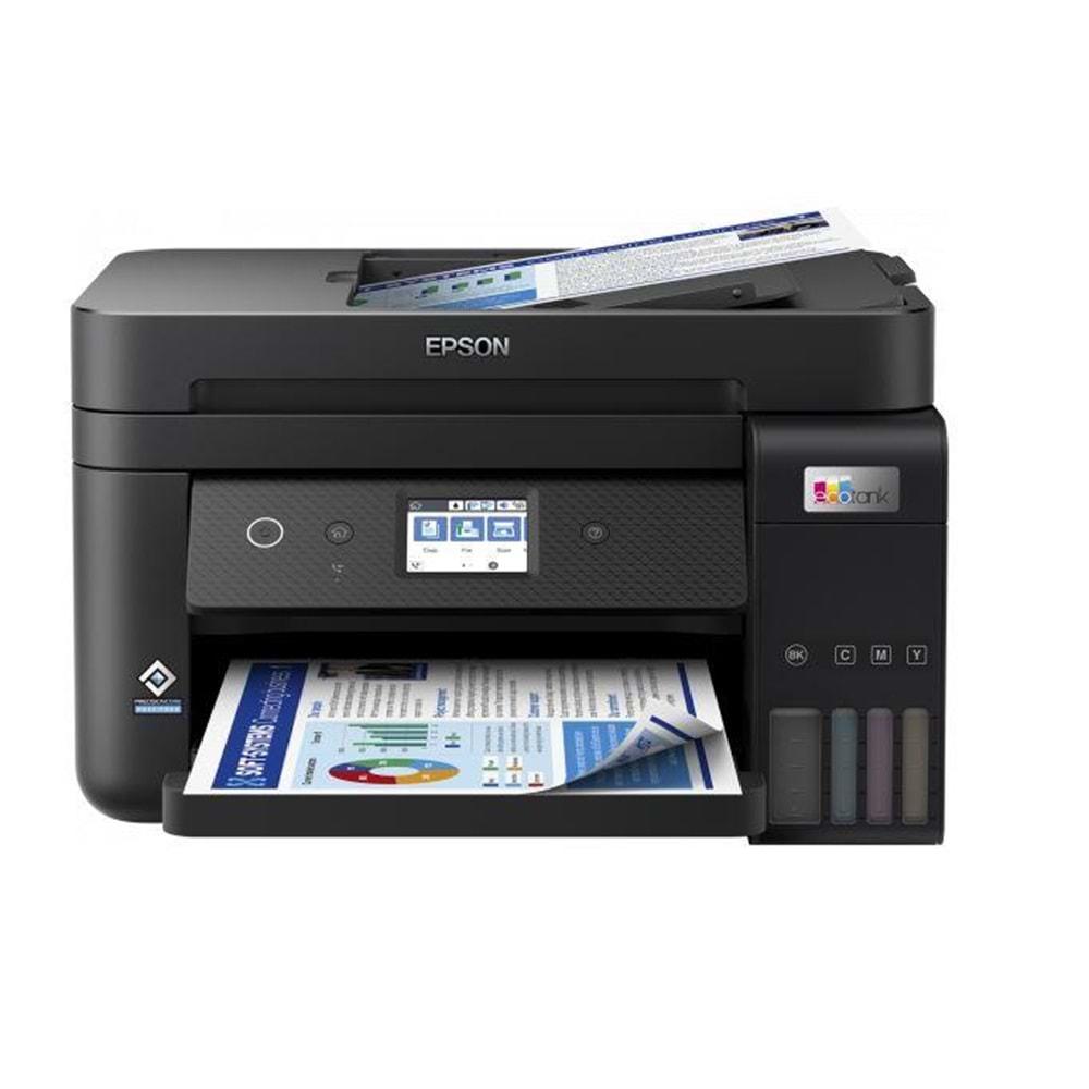 Epson L6290 EcoTank Wi-Fi + Tarayıcı + Fotokopi + Faks Renkli Çok Fonksiyonlu Tanklı Mürekkep Püskürtmeli Yazıcı