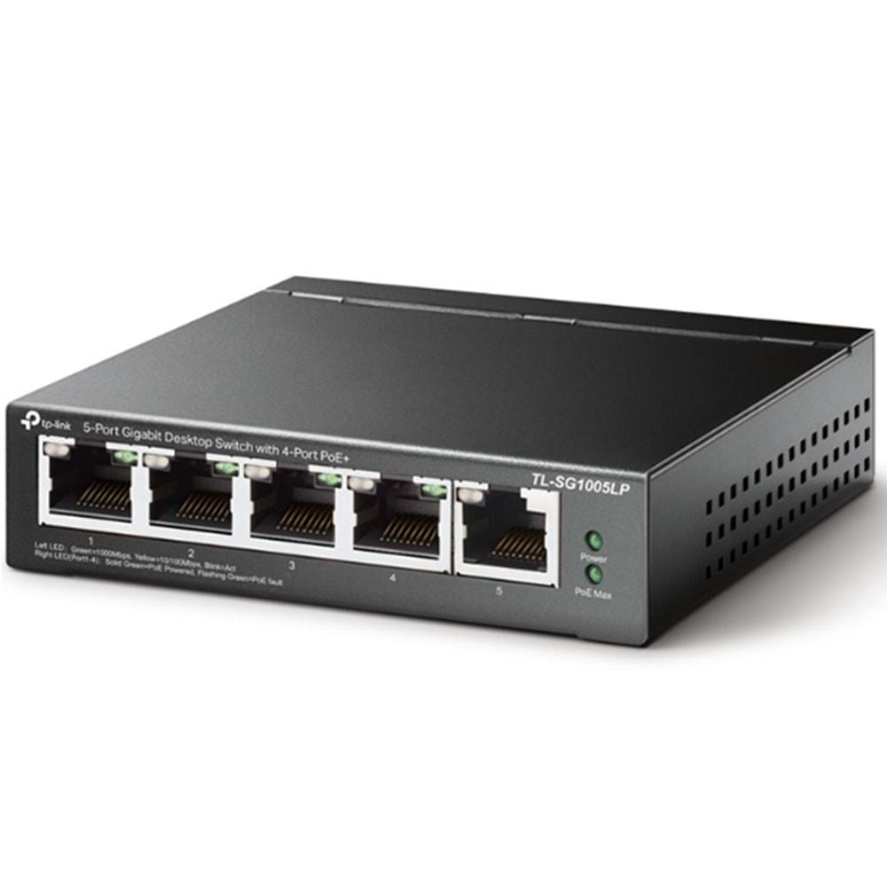 TP-Link TL-SG1005LP 5 Port Gigabit Masaüstü Poe Switch