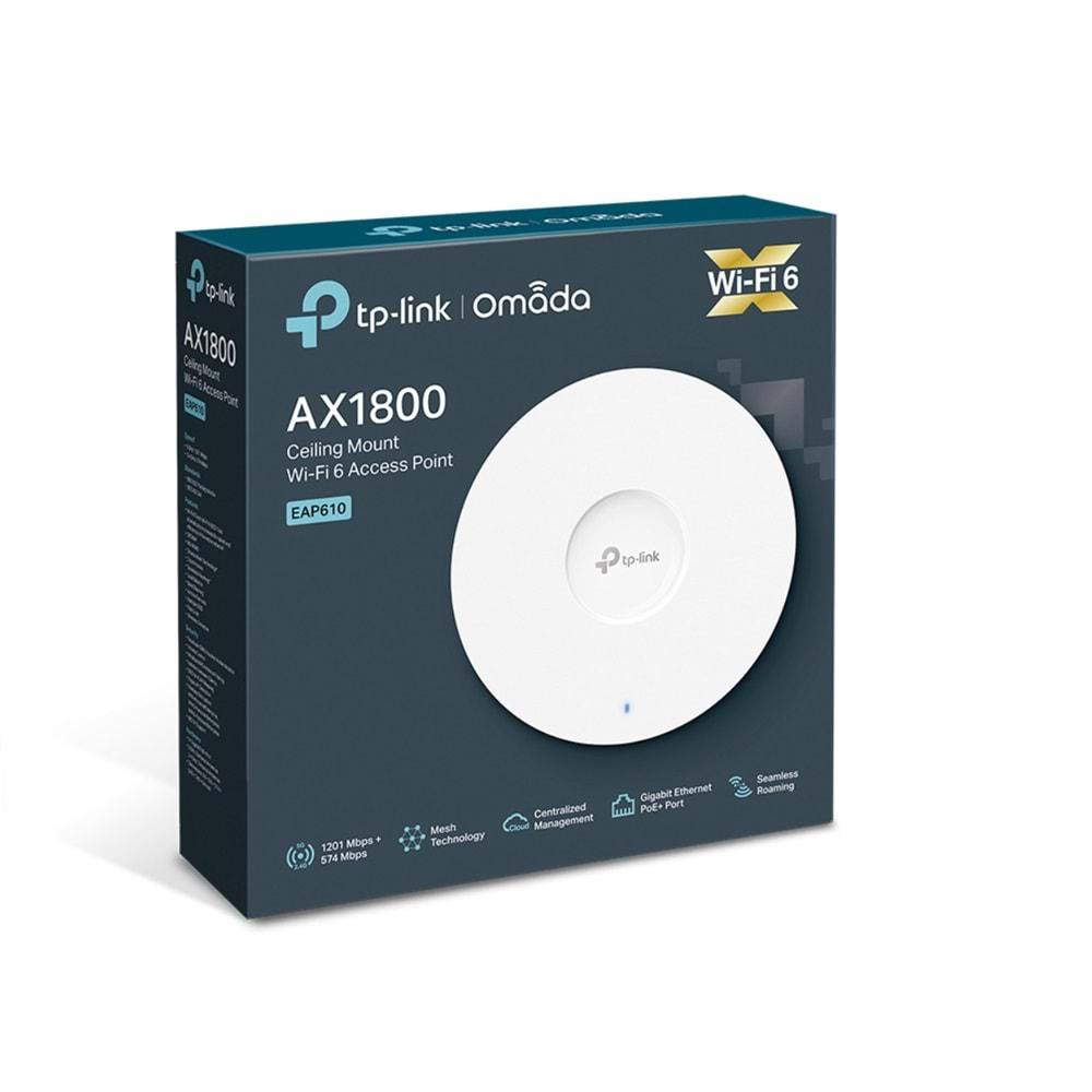 TP-Link EAP610 AX1800 Ceiling Mount Dual-Band Wi-Fi 6 Access Point