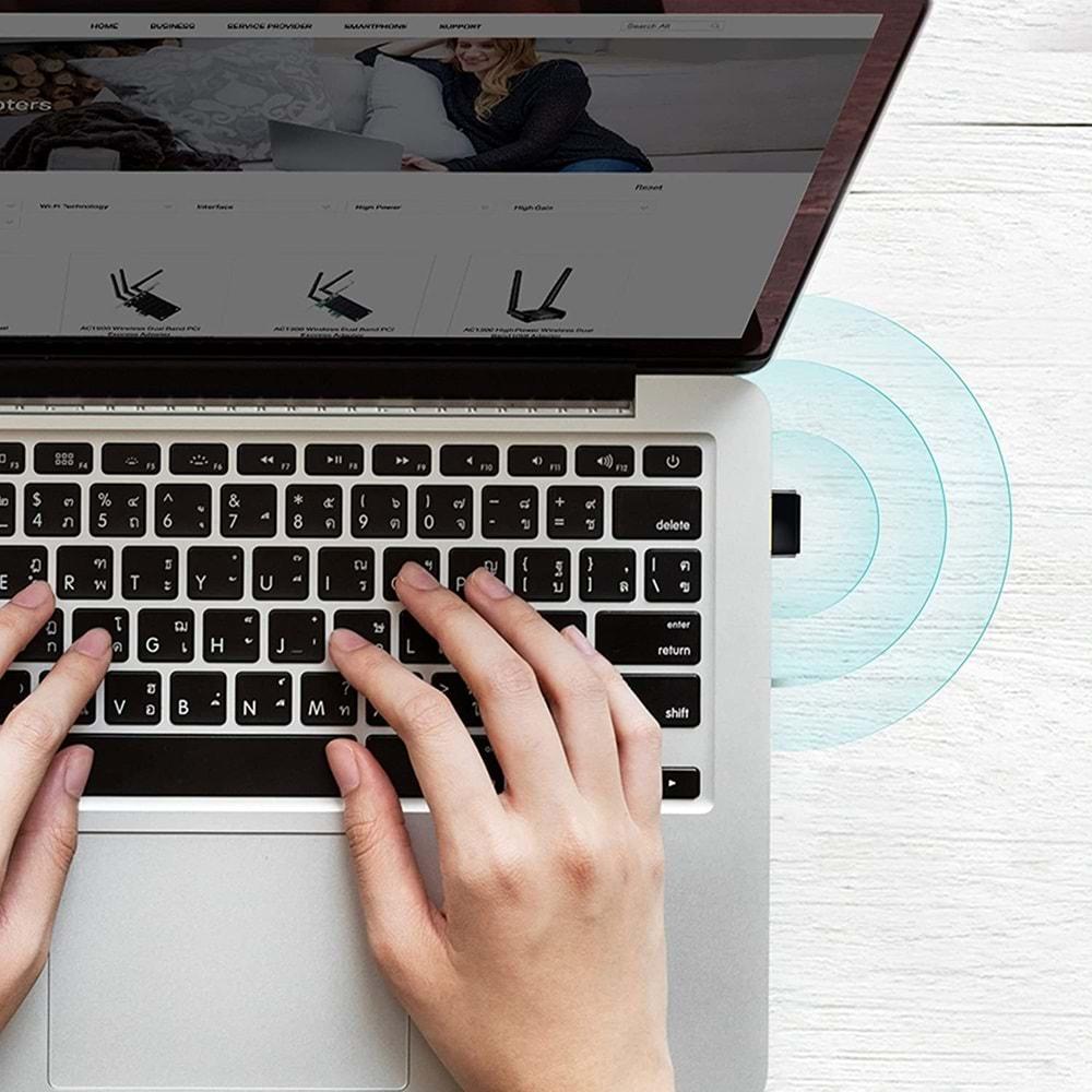 TP-Link Archer T2U Nano AC600 Mbps Nano Kablosuz USB Adaptör