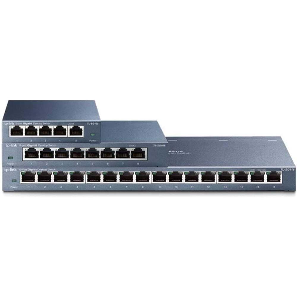 TP-Link TL-SG116 16 Port 10/100/1000 Mbps Gigabit Ethernet Switch