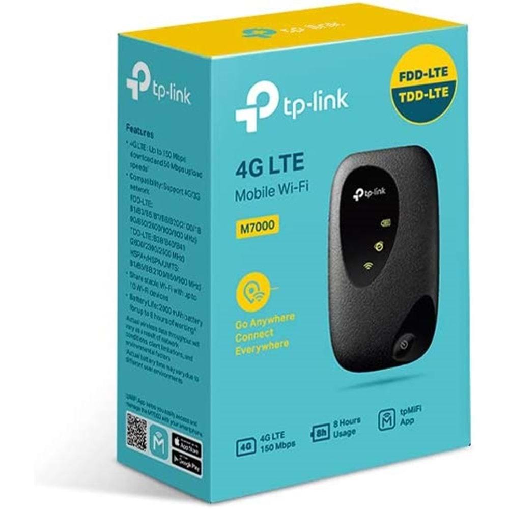 TP-Link M7000 Dahili Pilli 4G LTE Taşınabilir Wi-Fi Modem/Router