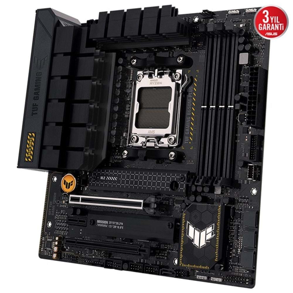 Asus TUF Gaming B650M-Plus AMD B650 6400 MHz (OC) DDR5 Soket AM5 mATX Anakart