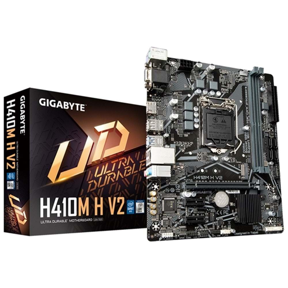 Gigabyte H410M H V2 Intel H410 2933 MHz DDR4 Soket 1200 mATX Anakart