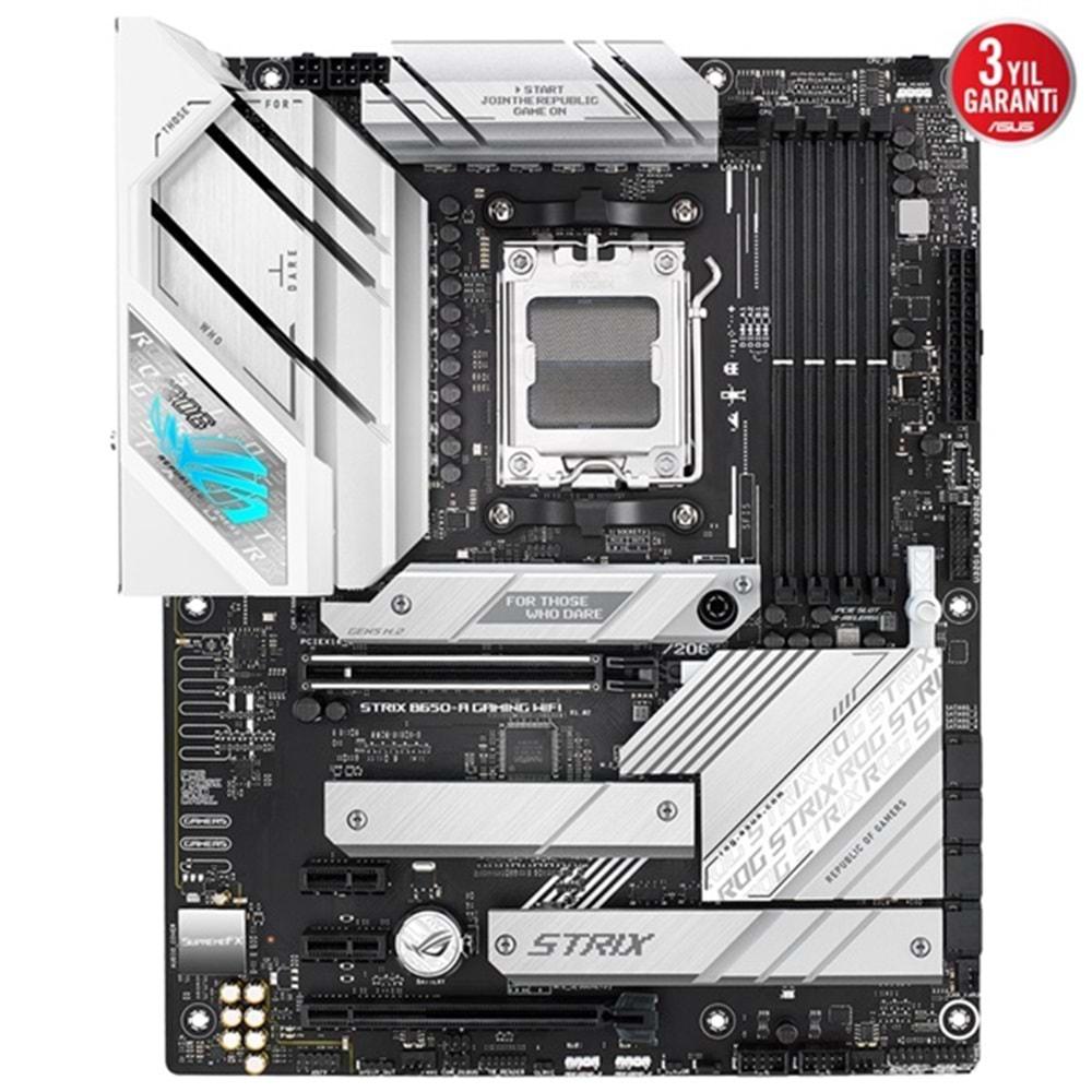Asus ROG STRIX B650-A GAMING WIFI AMD B650 6400 MHz (OC) DDR5 Soket AM5 ATX Anakart
