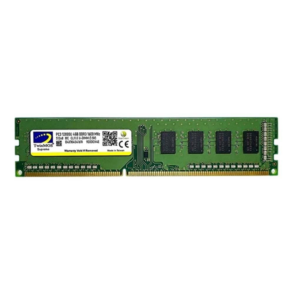 Twinmos MDD34GB1600D 4 GB DDR3 1600 MHz CL11 Ram