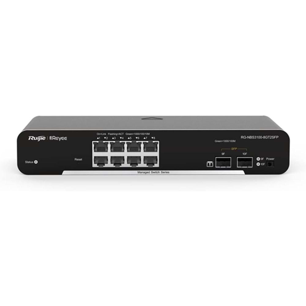 Ruijie Reyee RG-NBS3100-8GT2SFP 8 Port 10/100/1000 2 SFP Gigabit Switch