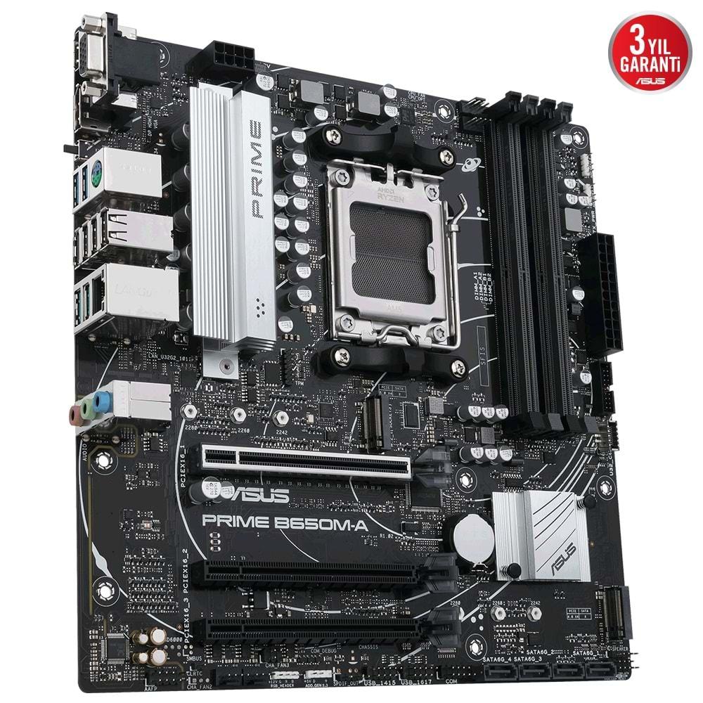 Asus Prime B650M-A AMD B650 5600 MHz (OC) DDR5 Soket AM5 mATX Anakart