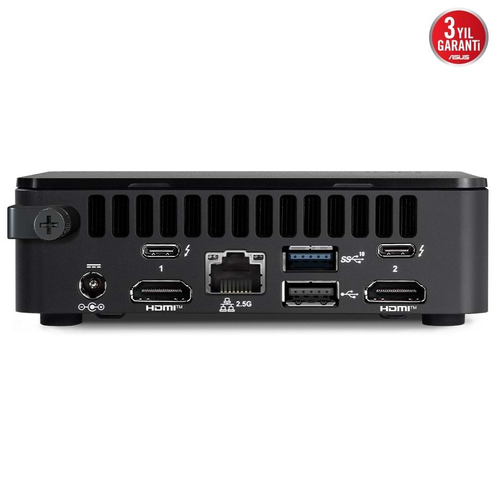 Asus Mini PC NUC13 Pro Slim Kit i5-1350P RAM Yok, Disc Yok, Cord Yok