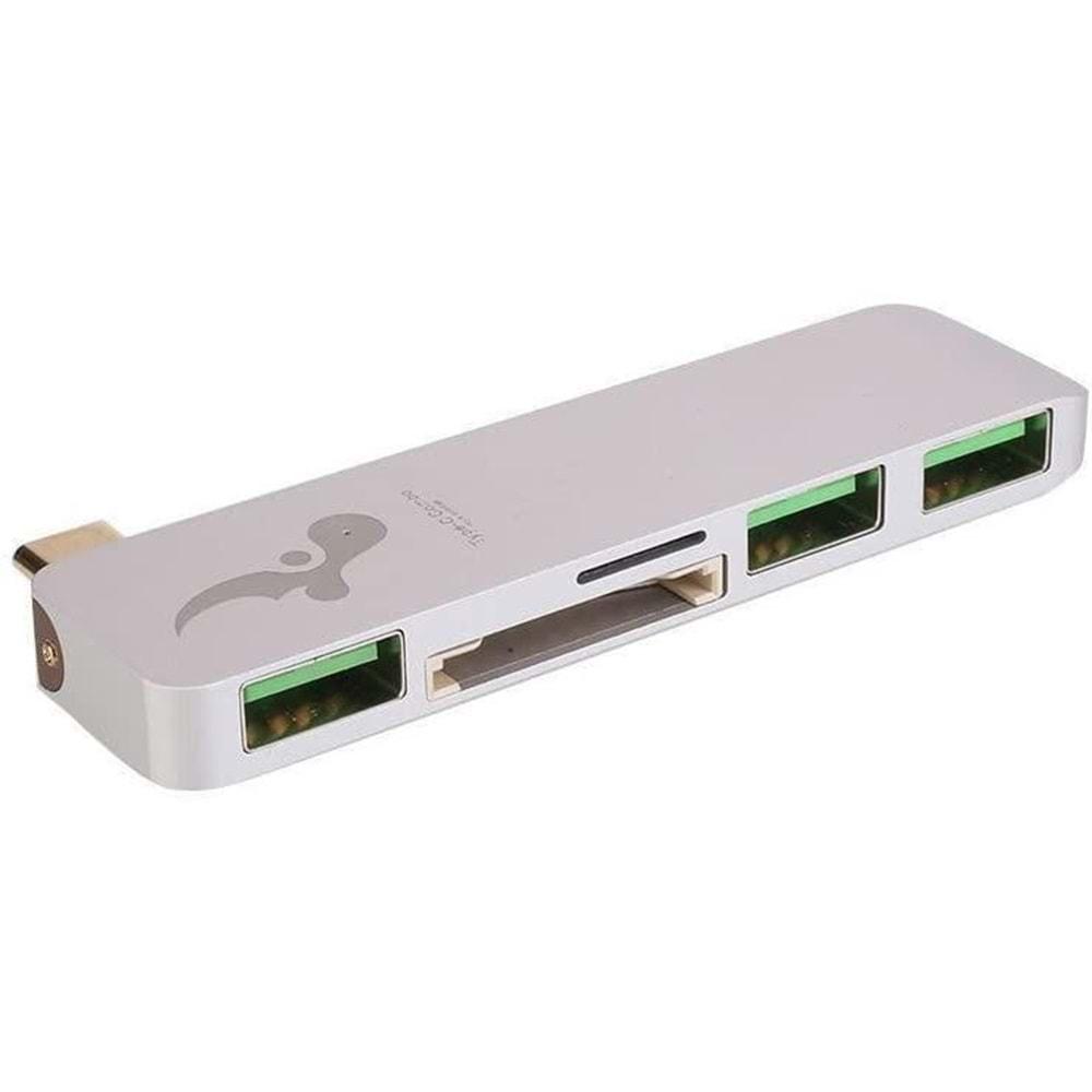 5 in 1 USB C Hub Usb 3.0 Card Okuyucu