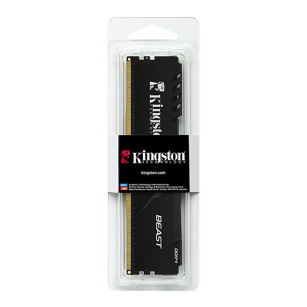 Kingston Beast KF436C17BB/8TR 8 GB DDR4 3600 MHZ Siyah CL17 PC RAM