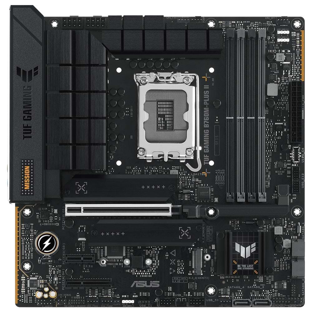 Asus Tuf Gaming B760M-Plus II Intel B760 7200 MHz (OC) DDR5 LGA1700 ATX Anakart