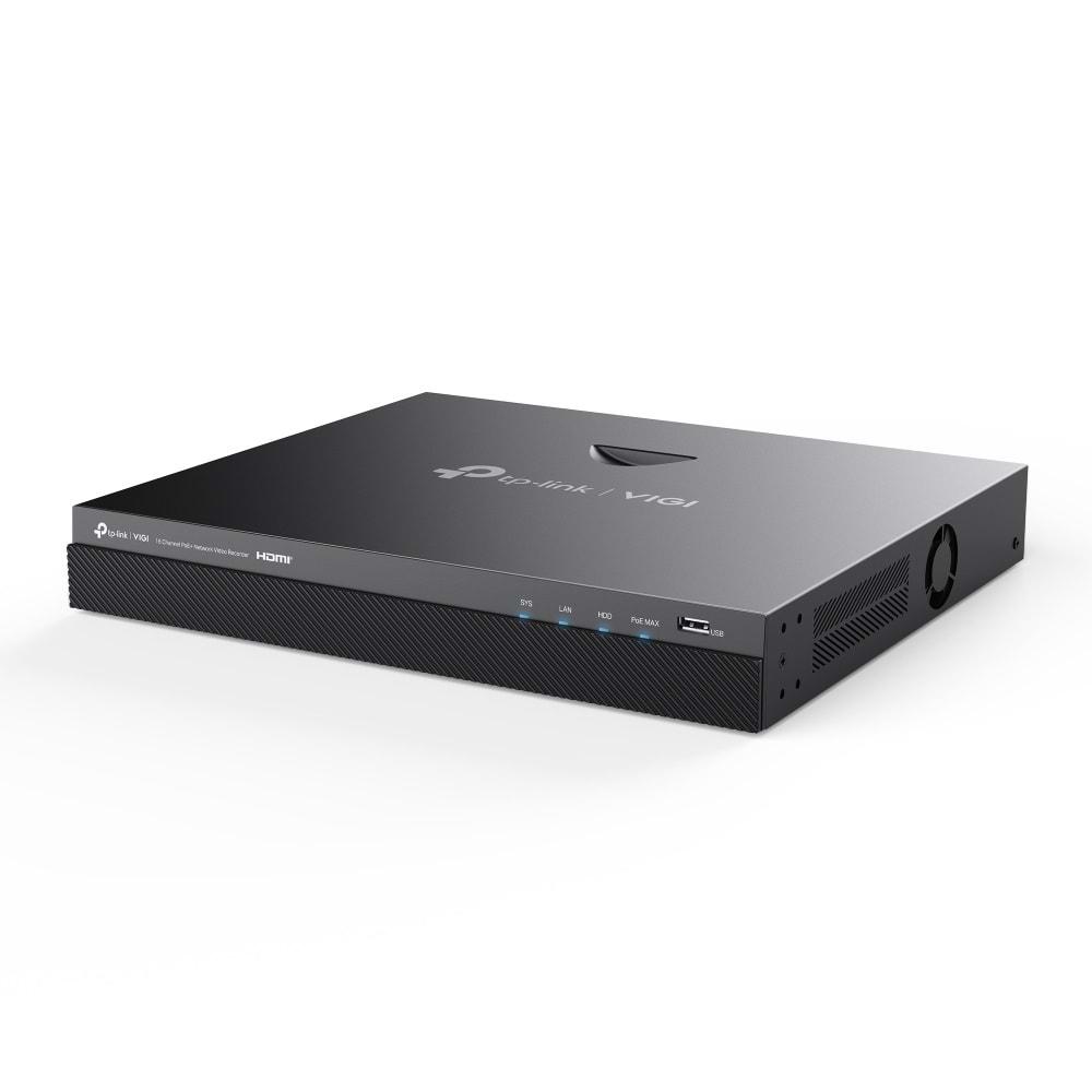 TP-Link VIGI NVR2016H-16P 16 Kanal ONVIF NVR Kayıt Cihazı H.265+4K PoE 90W
