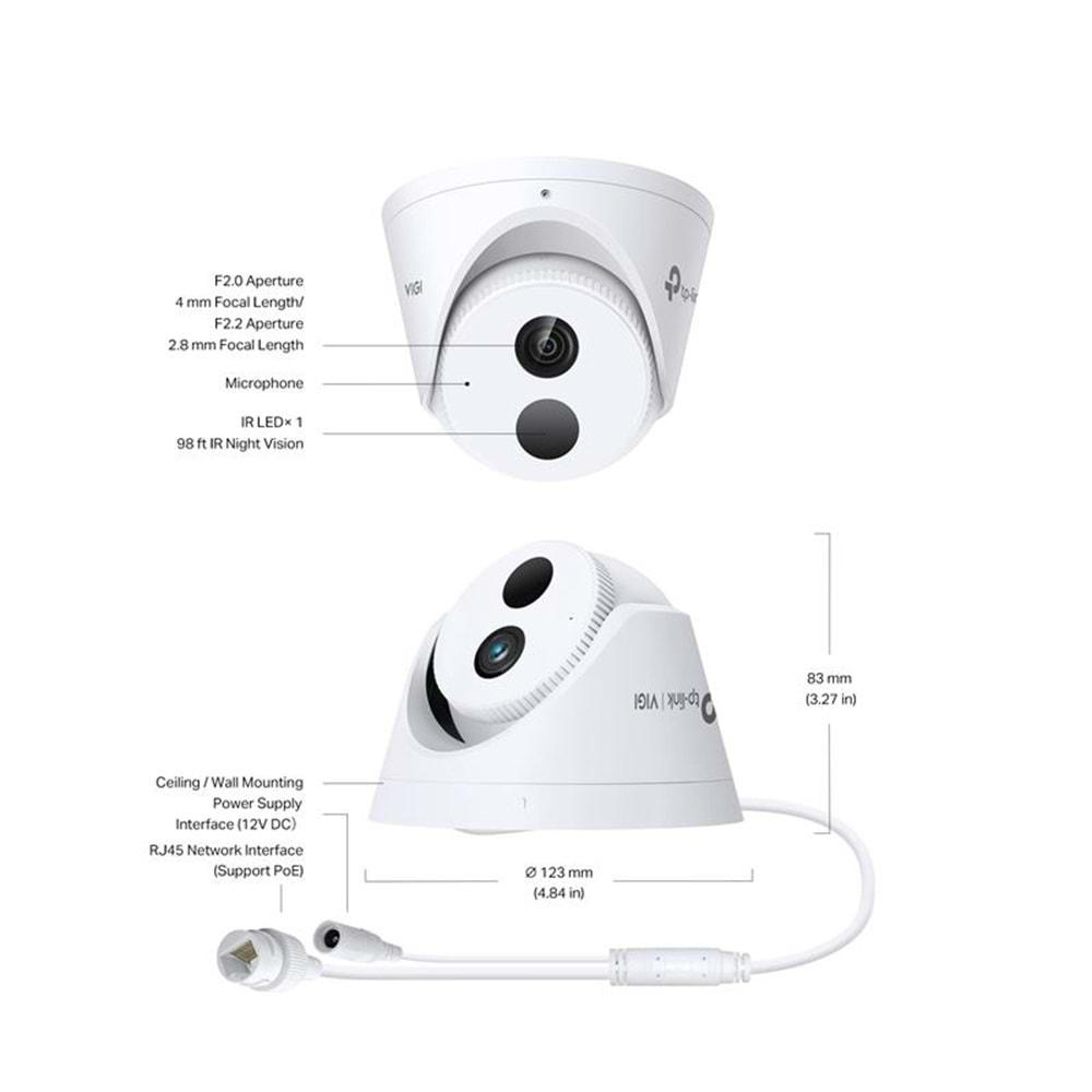 TP-Link VIGI C440I 2.8mm 4MP IR Dome IP Kamera (1/3