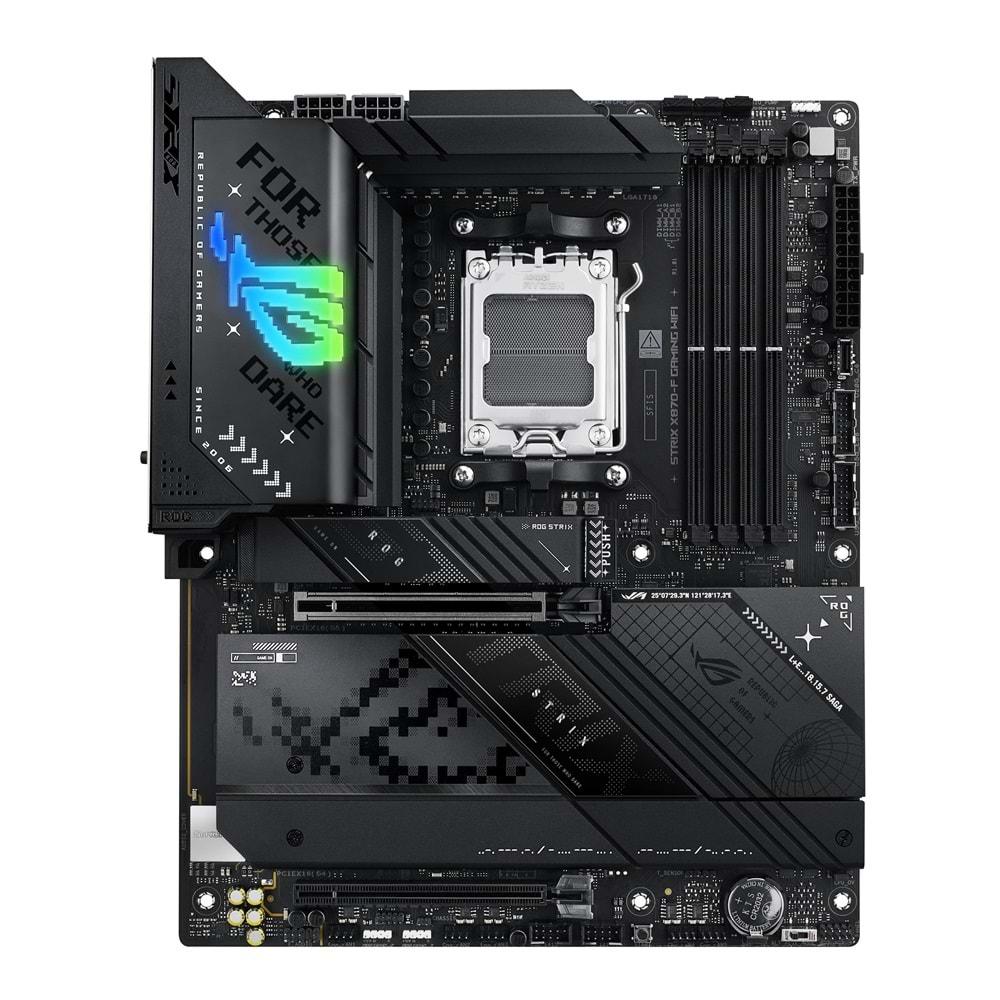 Asus ROG STRIX X870-F GAMING Wi-Fi AMD X870 DDR5 M.2 DP/HDMI/USB PCIe 5.0 AM5 Anakart
