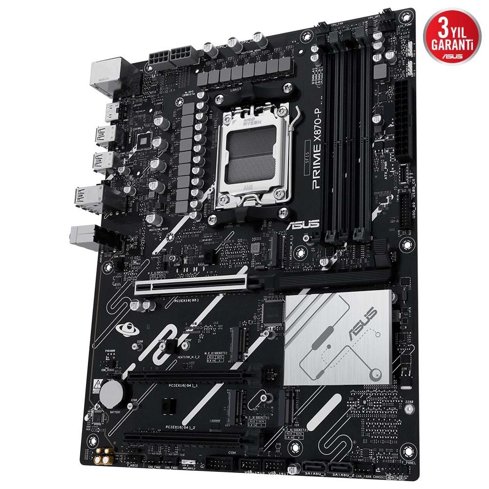 Asus Prime X870-P AMD X870 DDR5 M.2 HDMI/USB PCIe 5.0 Anakart