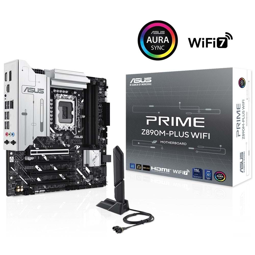 Asus PRIME Z890M-PLUS Wifi DDR5 Intel LGA1851 Anakart