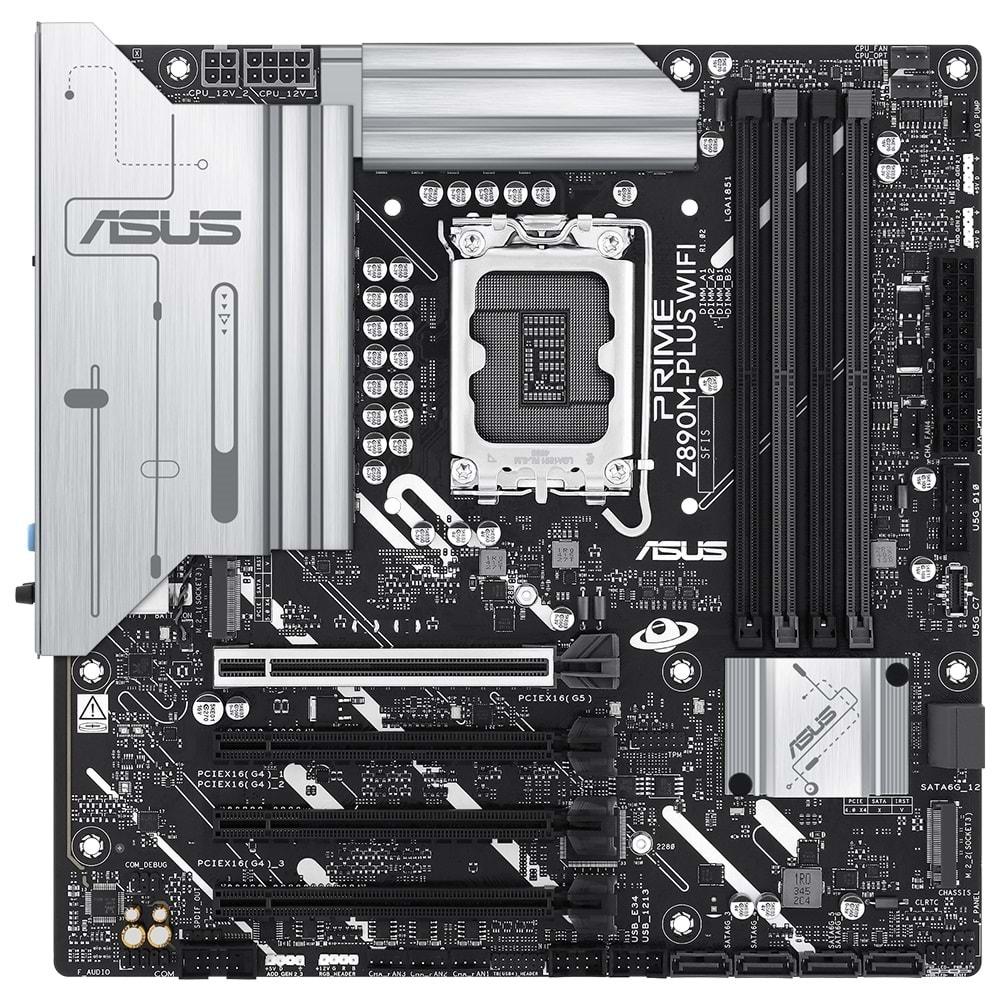 Asus PRIME Z890M-PLUS Wifi DDR5 Intel LGA1851 Anakart