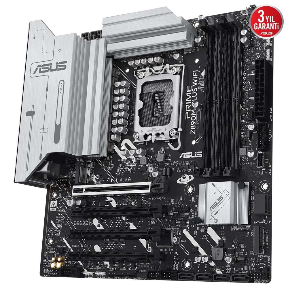 Asus PRIME Z890M-PLUS Wifi DDR5 Intel LGA1851 Anakart