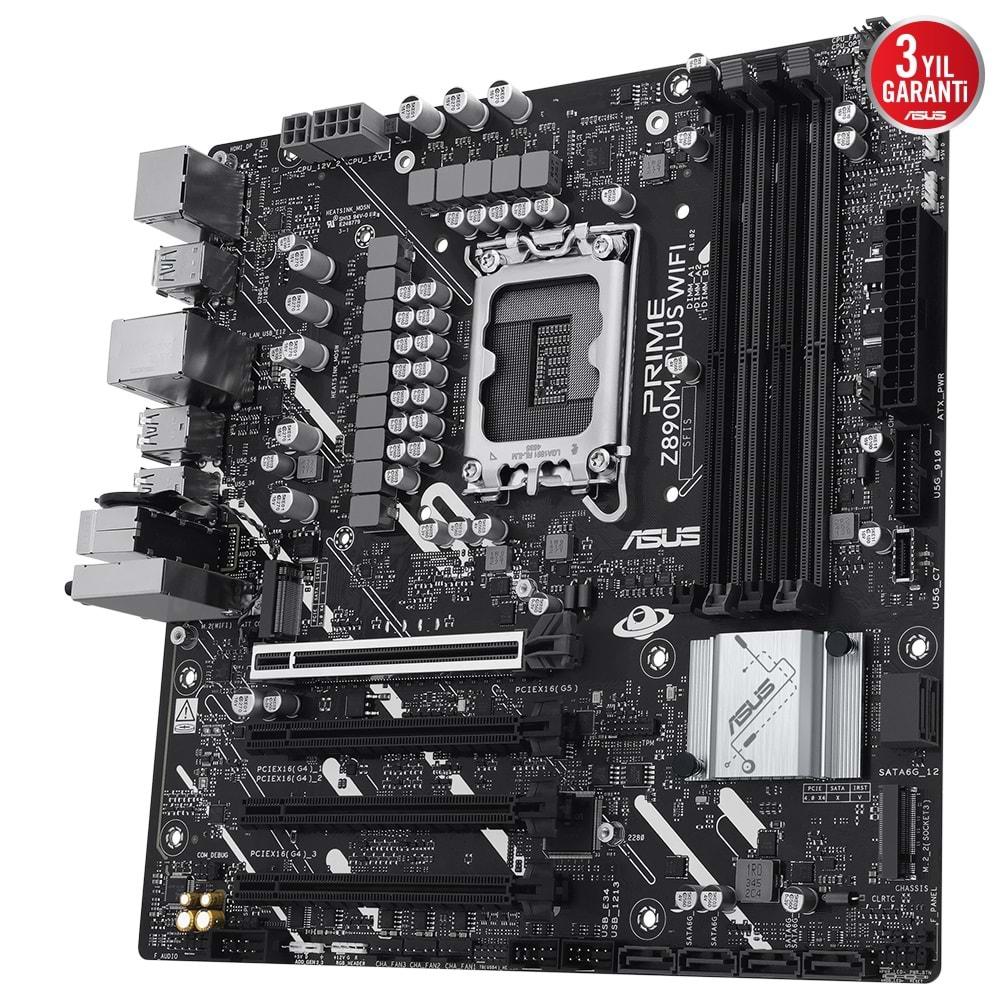 Asus PRIME Z890M-PLUS Wifi DDR5 Intel LGA1851 Anakart