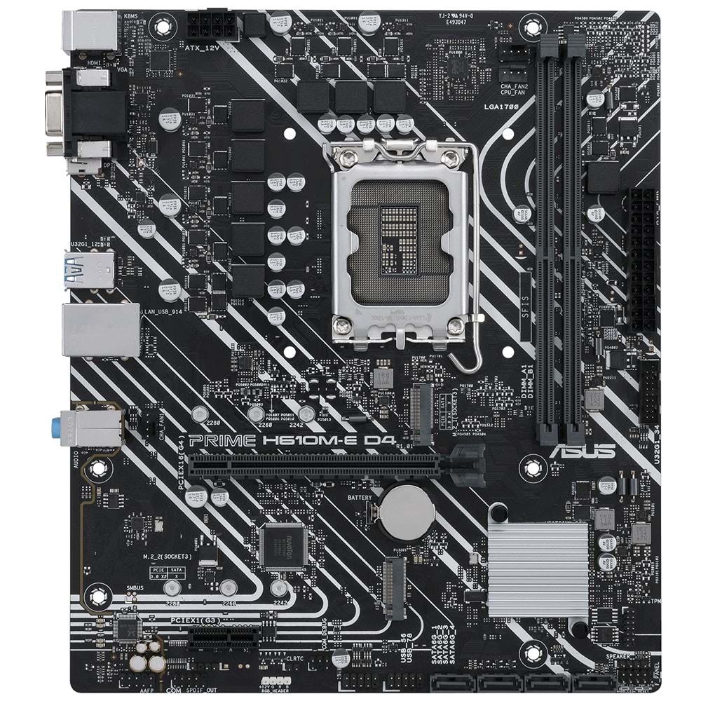 Asus PRIME H610M-E D4-CSM Intel H610 3200 MHz DDR4 Soket 1700 mATX Anakart