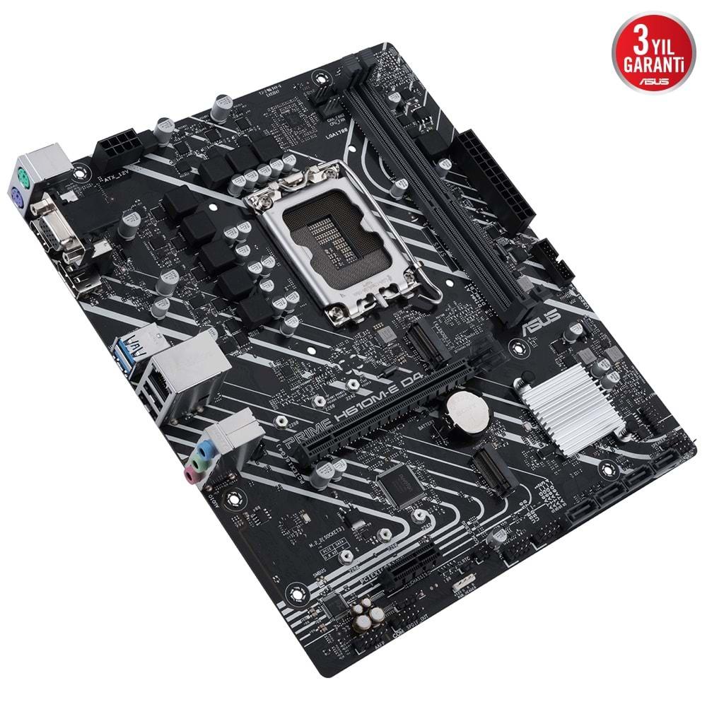 Asus PRIME H610M-E D4-CSM Intel H610 3200 MHz DDR4 Soket 1700 mATX Anakart