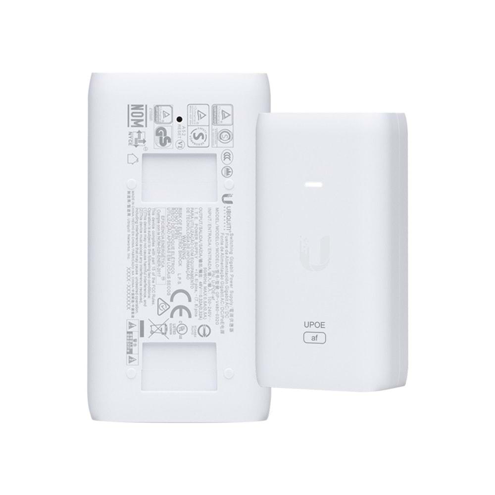 Ubiquiti U-POE-AT 48VDC 0.65A 802.3at Poe Enjektör 30W PoE+