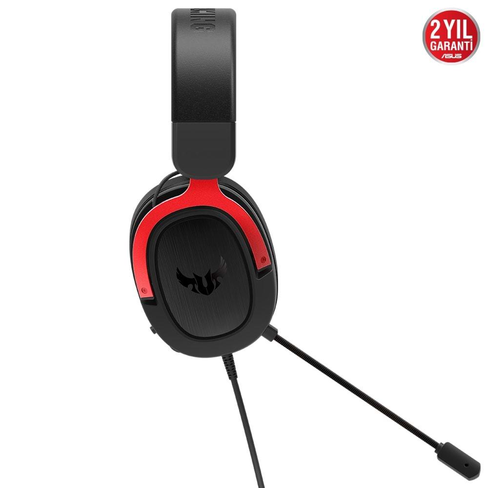Asus TUF GAMING H3 RED 7.1 PC Mac Ps4 Nintendo Switch Mobil ve Xbox One Uyumlu Kırmızı Oyuncu Kulaklığı