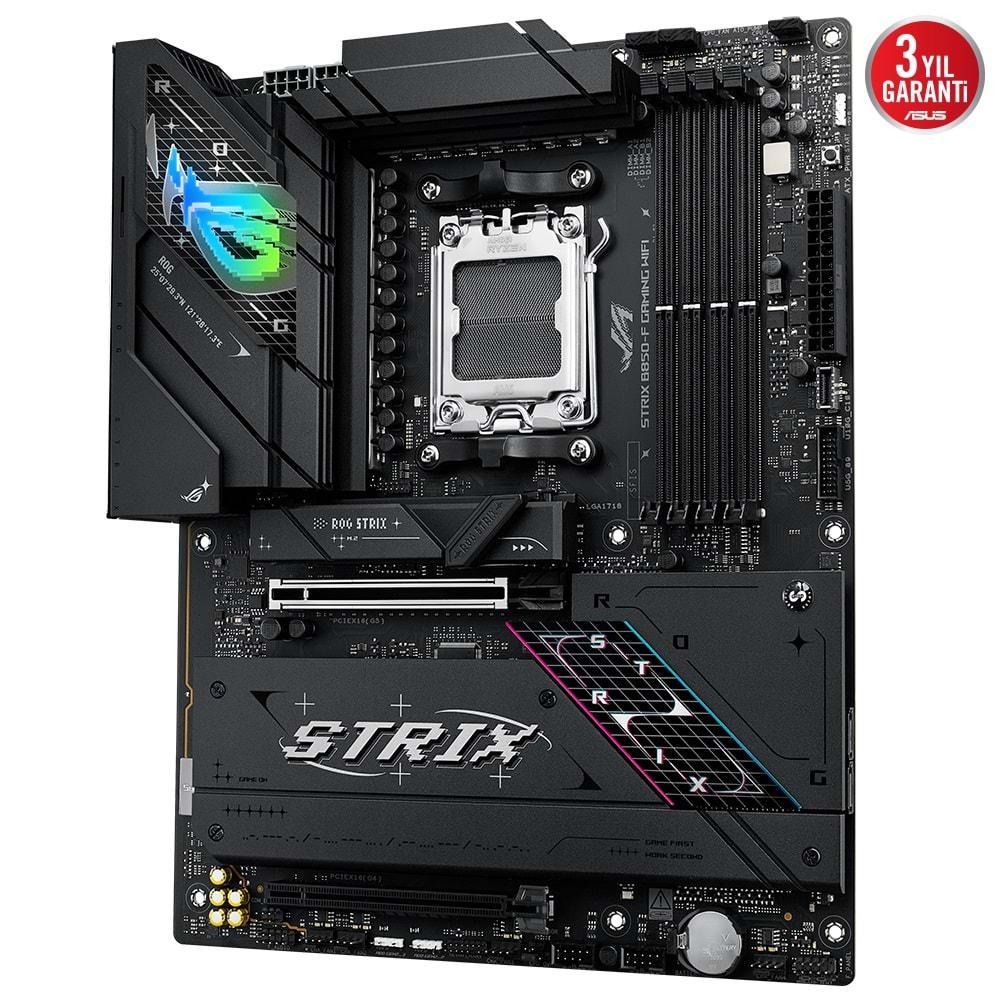 Asus ROG STRIX B850-F GAMING WIFI Amd B850 Am5 Ddr5 8000 Dp Hdmı Anakart