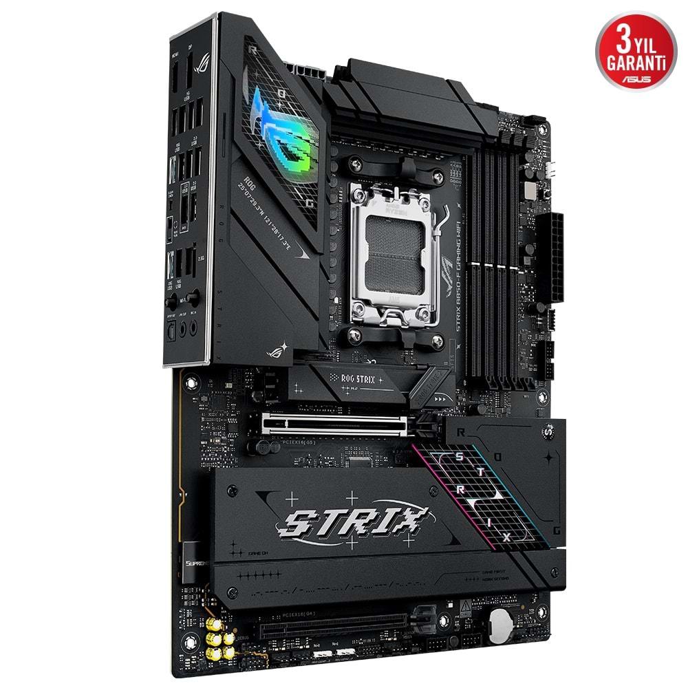 Asus ROG STRIX B850-F GAMING WIFI Amd B850 Am5 Ddr5 8000 Dp Hdmı Anakart