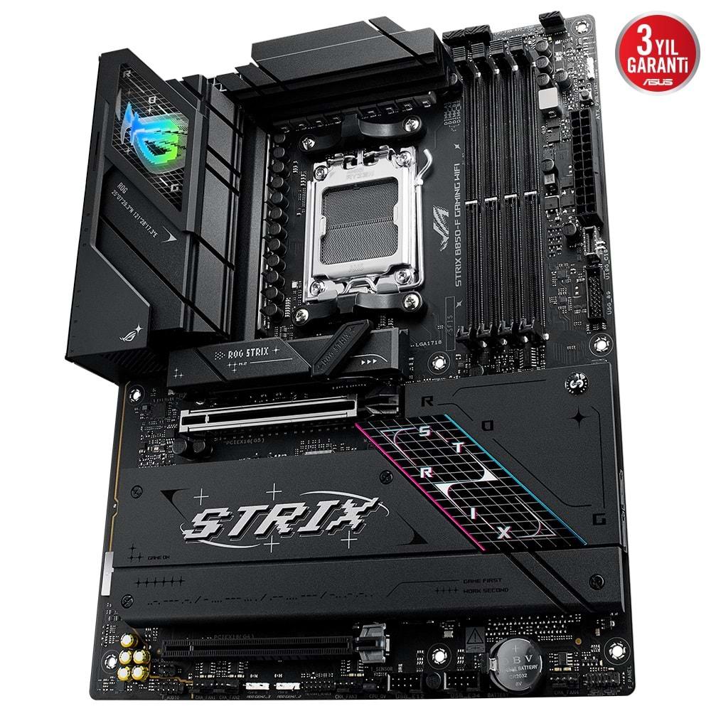 Asus ROG STRIX B850-F GAMING WIFI Amd B850 Am5 Ddr5 8000 Dp Hdmı Anakart