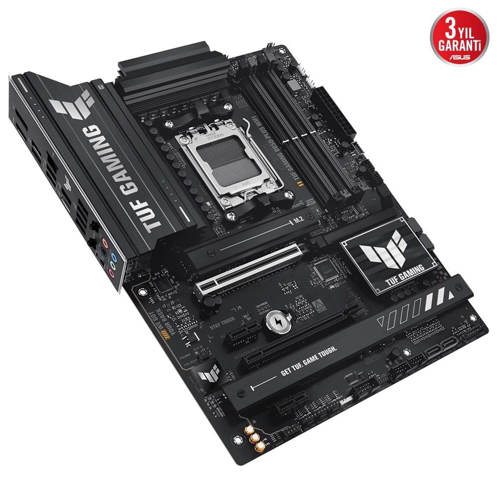 Asus TUF GAMING B850-PLUS WIFI AMD B850 DDR5 USB3.2 M.2 DP/HDMI PCI 5.0 Anakart