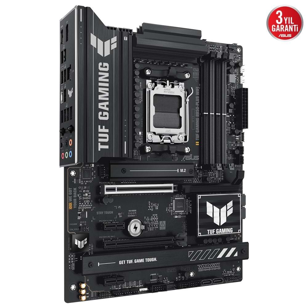 Asus TUF GAMING B850-PLUS WIFI AMD B850 DDR5 USB3.2 M.2 DP/HDMI PCI 5.0 Anakart