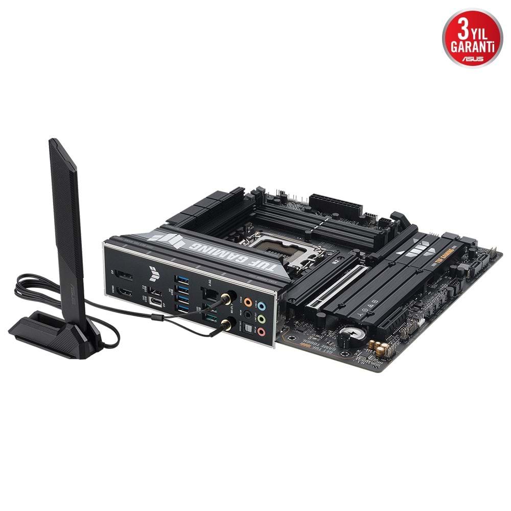Asus TUF GAMING B860M-PLUS WIFI İntel B860 8800 MHz (OC) DDR5 Soket mATX Anakart