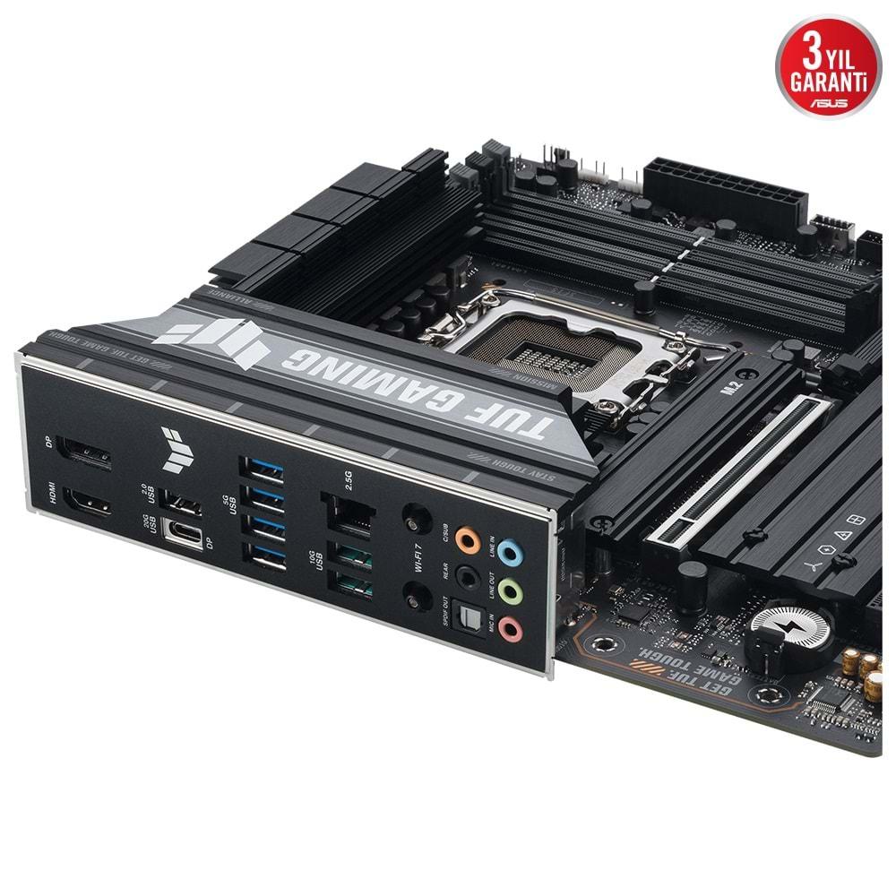 Asus TUF GAMING B860M-PLUS WIFI İntel B860 8800 MHz (OC) DDR5 Soket mATX Anakart