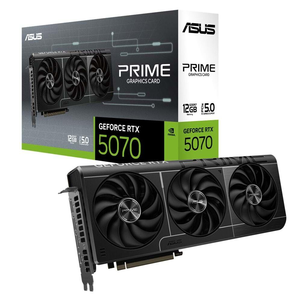 Asus PRIME-RTX5070-12G 12GB 192Bit GDDR7 DP/HDMI PCI 5.0 Ekran Kartı