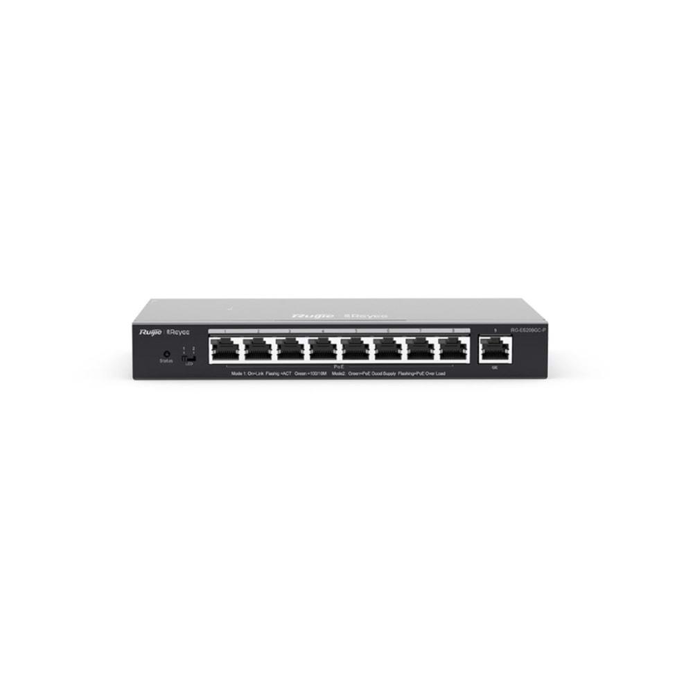 Ruijie RG-ES209GC-P 8 Port 10/100/1000 Mbps Gigabit PoE Switch