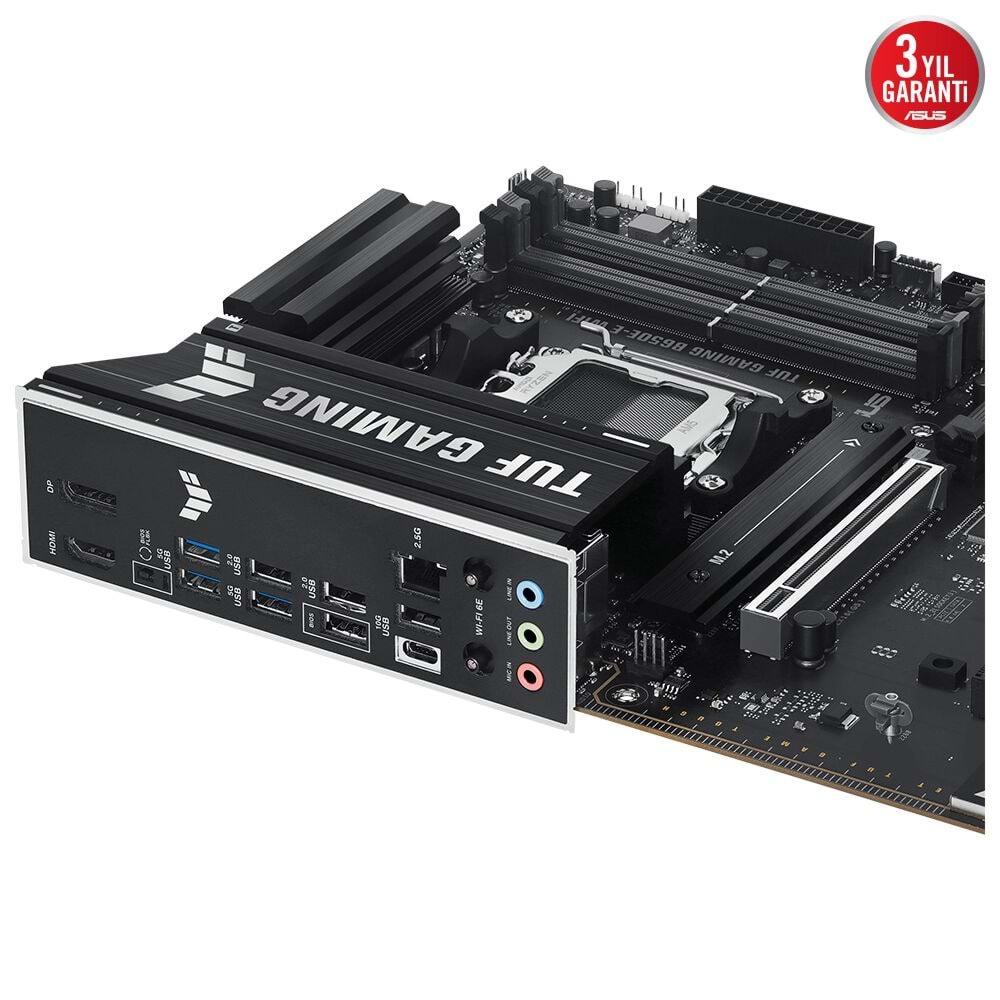 Asus TUF GAMING B650E-E WIFI Amd B650 Am5 DDR5 8000 DP Hdmı 3x M2 Anakart