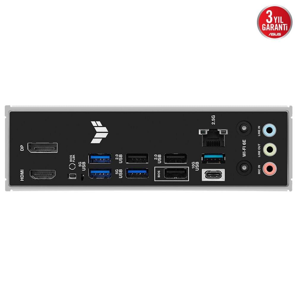 Asus TUF GAMING B650E-E WIFI Amd B650 Am5 DDR5 8000 DP Hdmı 3x M2 Anakart