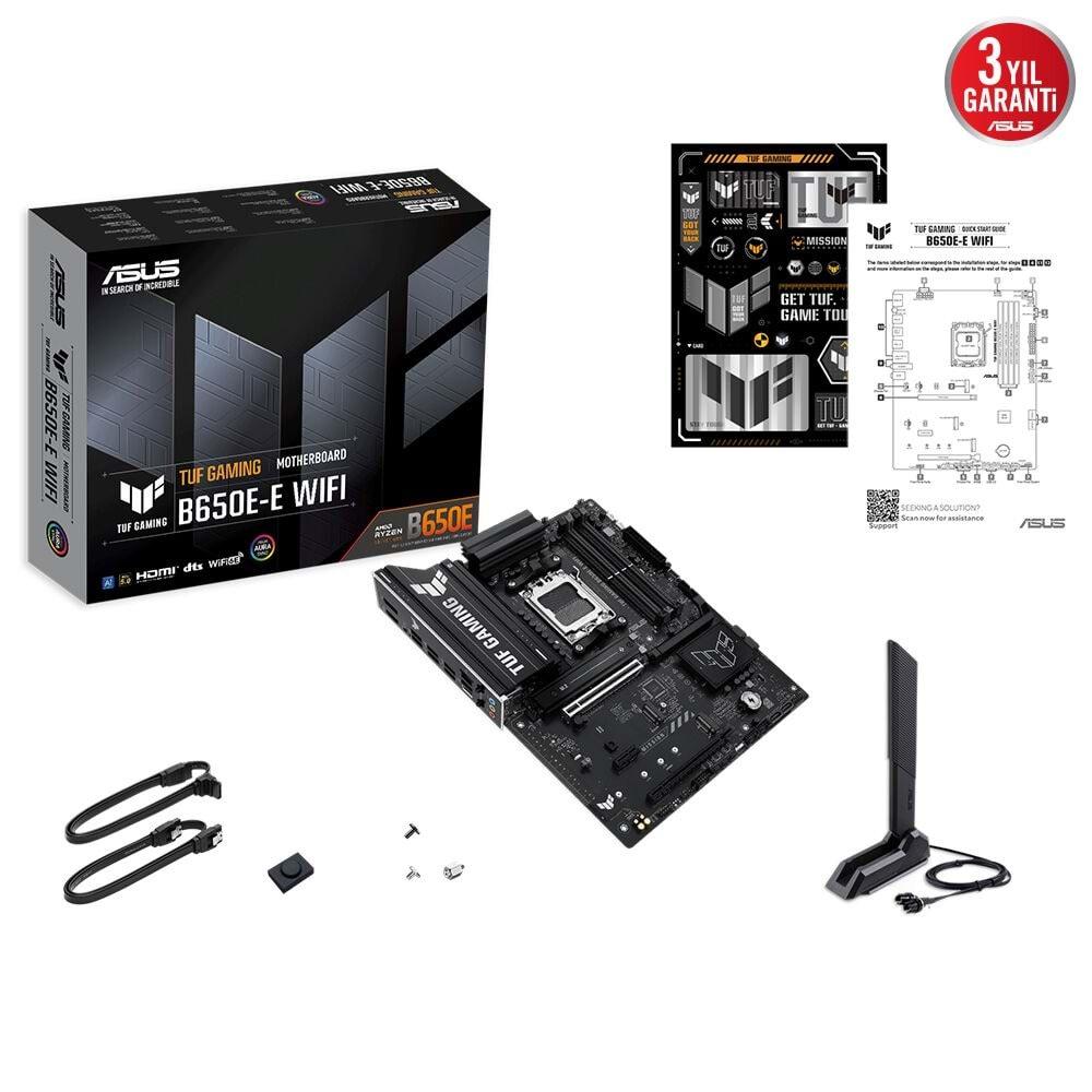 Asus TUF GAMING B650E-E WIFI Amd B650 Am5 DDR5 8000 DP Hdmı 3x M2 Anakart