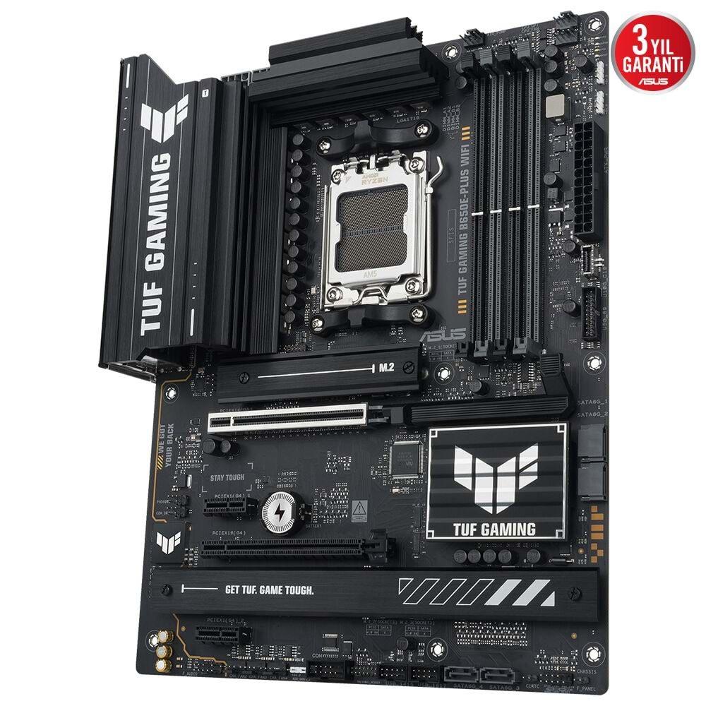 Asus TUF GAMING B650E-PLUS Wi-Fi 6E DDR5 HDMI DP PCIE 5.0 Am5 Atx Anakart