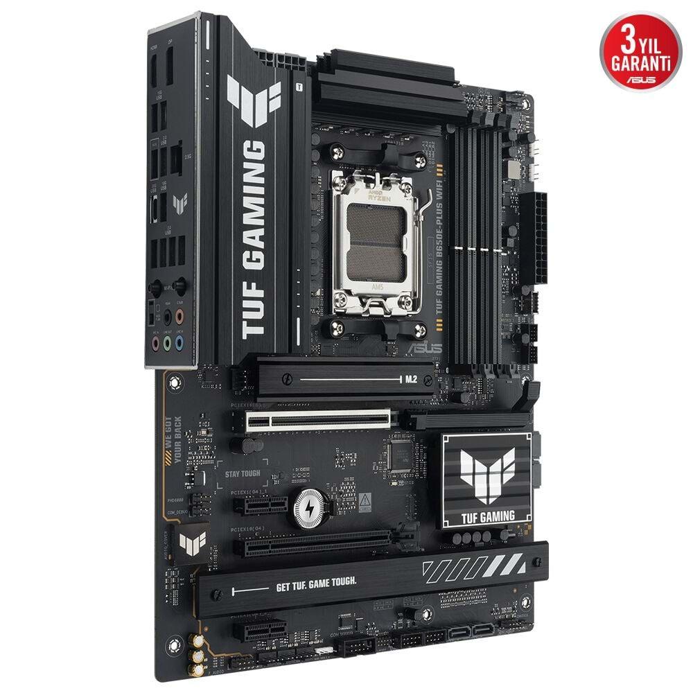 Asus TUF GAMING B650E-PLUS Wi-Fi 6E DDR5 HDMI DP PCIE 5.0 Am5 Atx Anakart