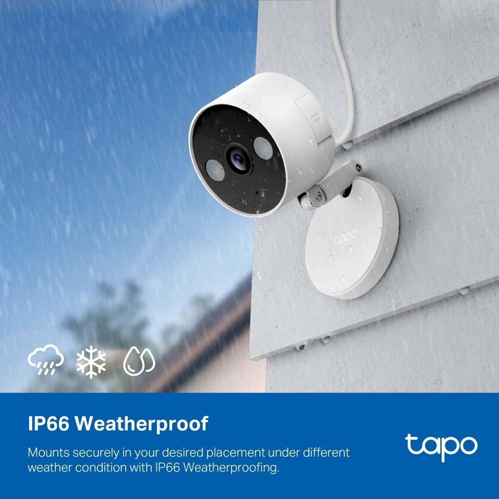 TP-Link Tapo C120 2K Starlight Sensör ile Renkli Gece Görüşü Mıknatıslı Gövde Wi-Fi Kamera