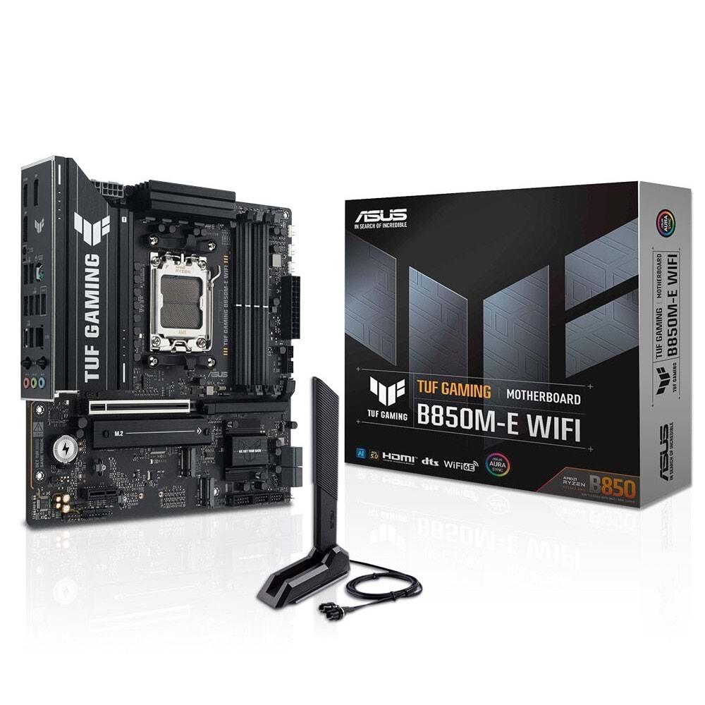 Asus Tuf Gamıng B850m-e Wıfı 6e Ddr5 Hdmı-dp Typec Pcıe 5.0 Am5 Matx